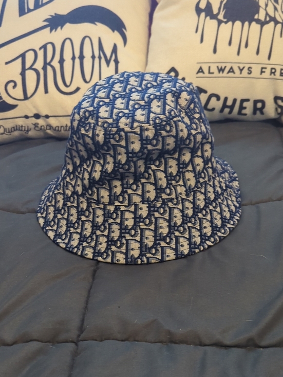 Dior Accessories - Dior Oblique Canvas Fabric Bucket Hat Unisex